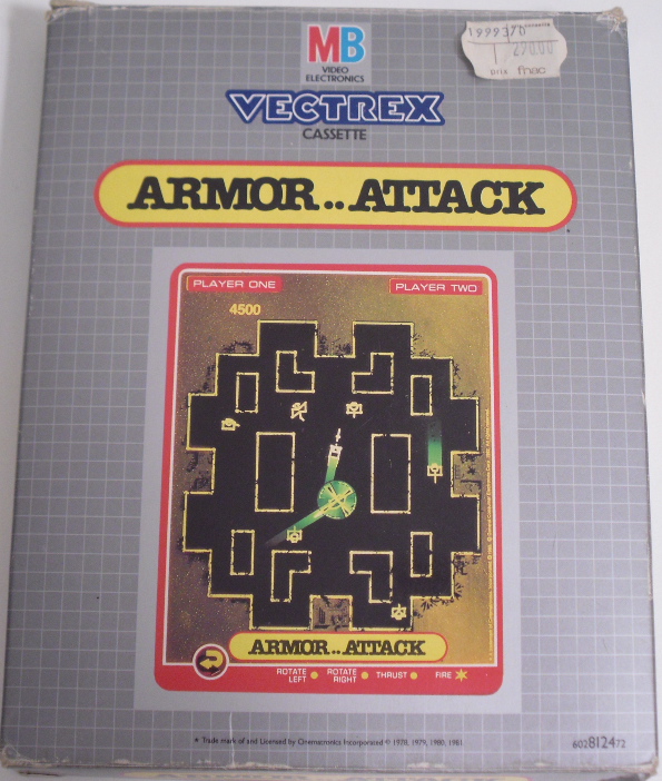 Armor Attak Mb Vectrex