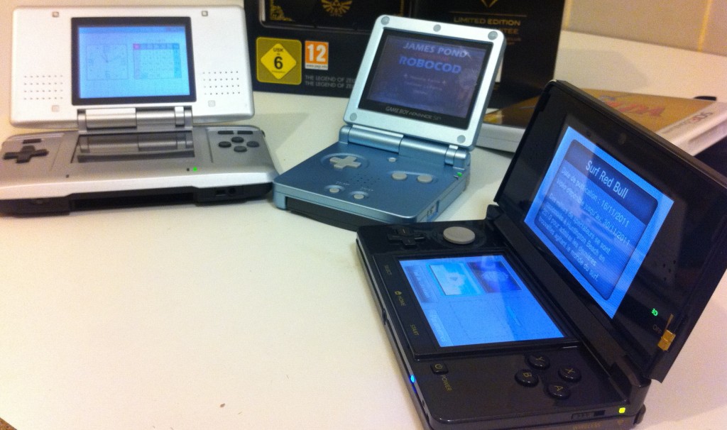 Trio Consoles Nintendo