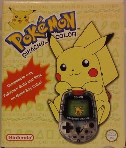 Boite Nintendo Europe Pokémon Pikachu Color retrogaming
