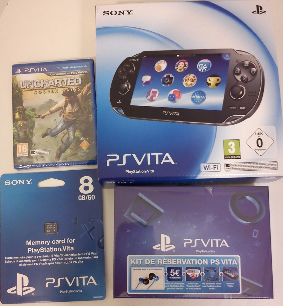 Ps Vita + kit réservation+ Cm + jeu Ps Vita