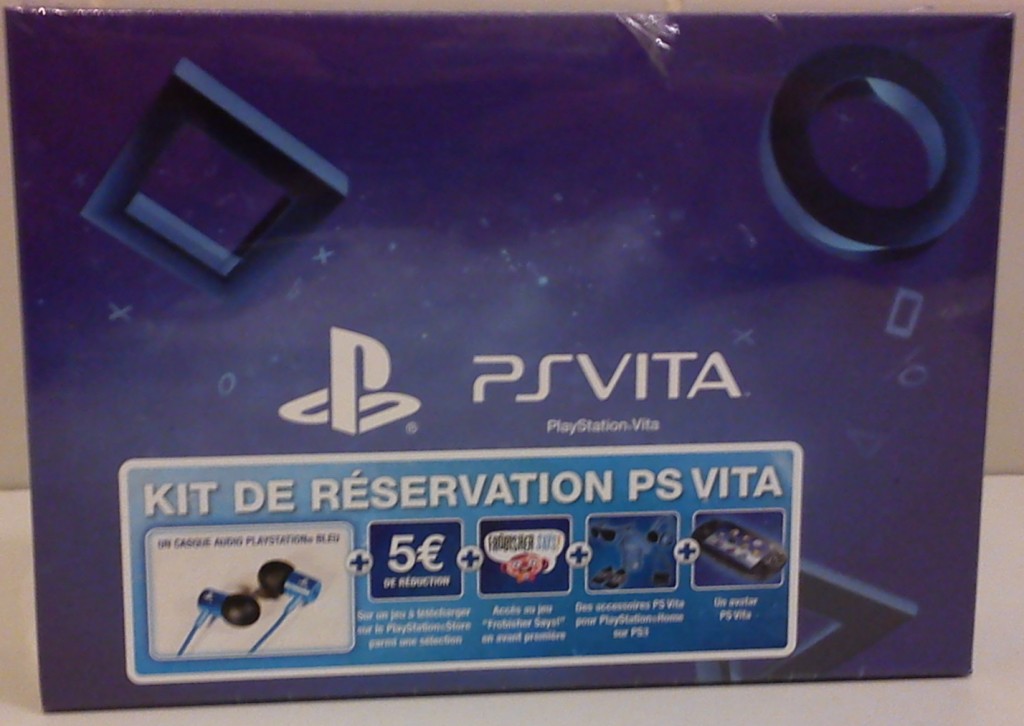 Boite du Kit de réservation Ps Vita modèle casque audio Ps Vita