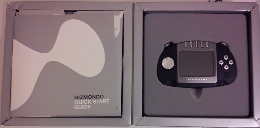 Gizmondo boite ouverte gizmondo