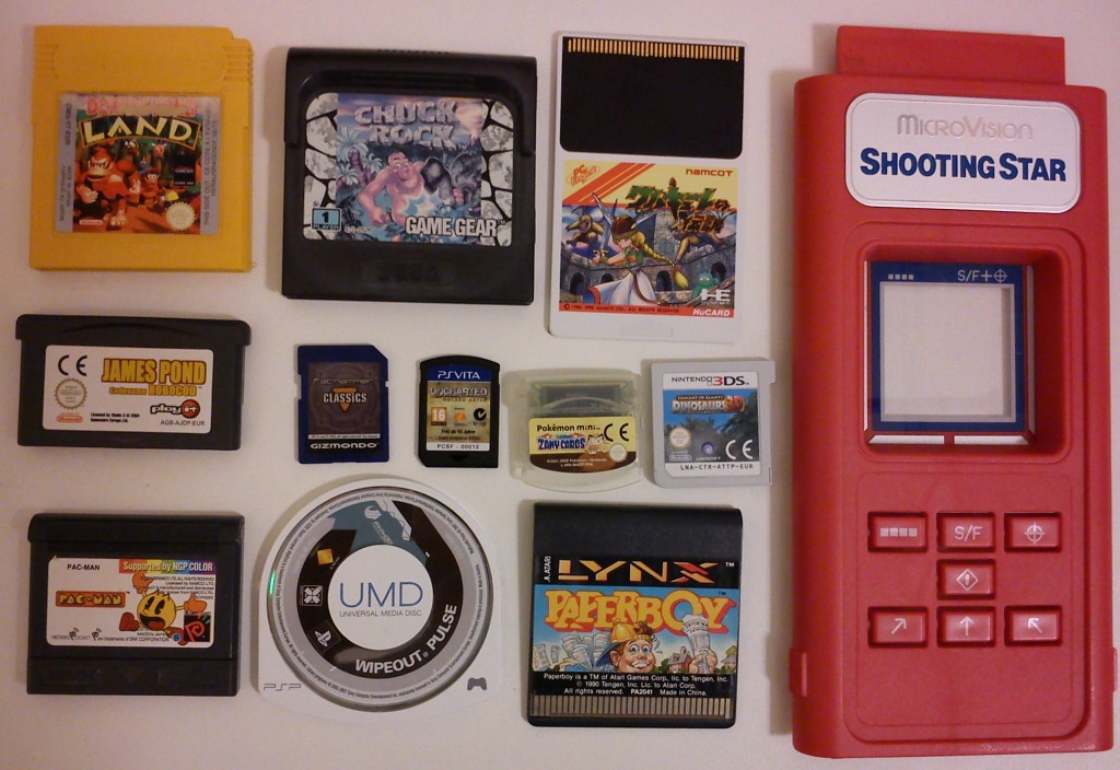 cartouches console portable retrogaming