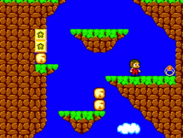 Le début du voyage d'Alex Kidd