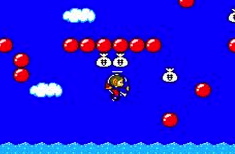 Alex Kidd dans les airs!!!