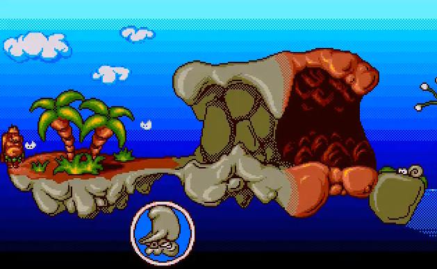 Jeu Chuck rock Mega Cd