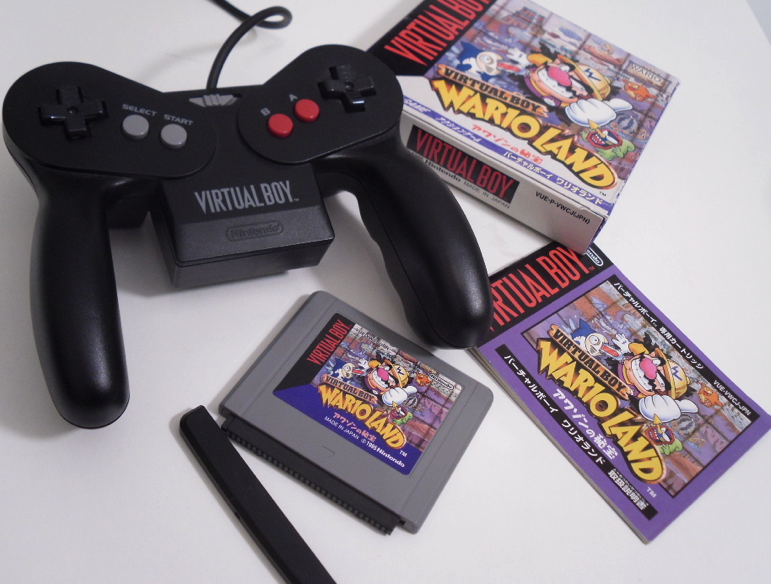 Jeu Virtual Boy avec manette