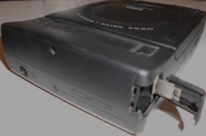 Slot pour mettre les piles dans votre lecteur cd