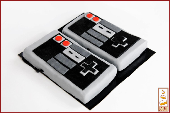 Manettes Nes en gâteau !!!