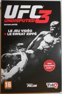 UFC 3 pour Xbox 360 en pack avec Sweat Zippé