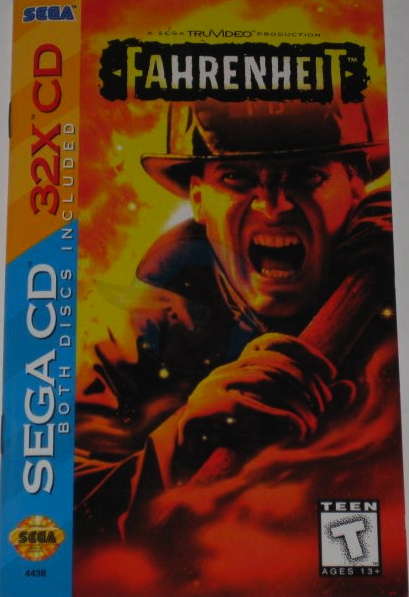 Fahrenheit Sega CD 32X Sega cd 32X