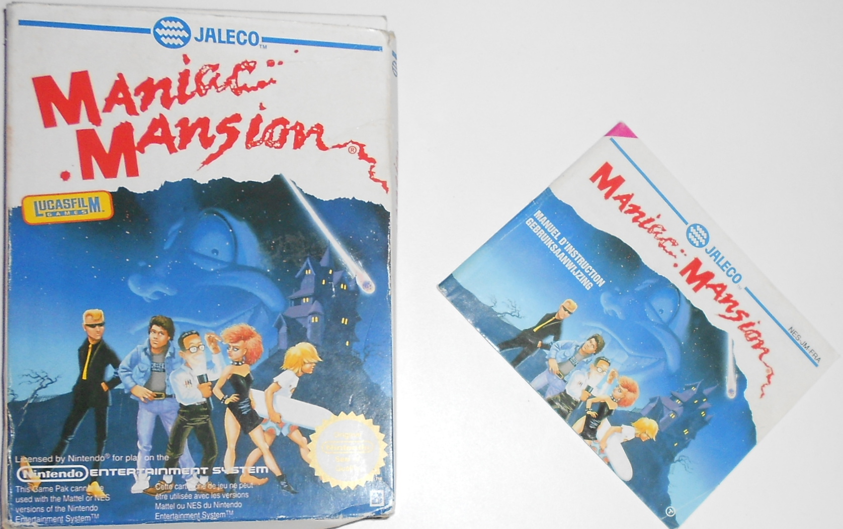 Maniac mansion Nintendo Nes Maniac mansion Nintendo Nes