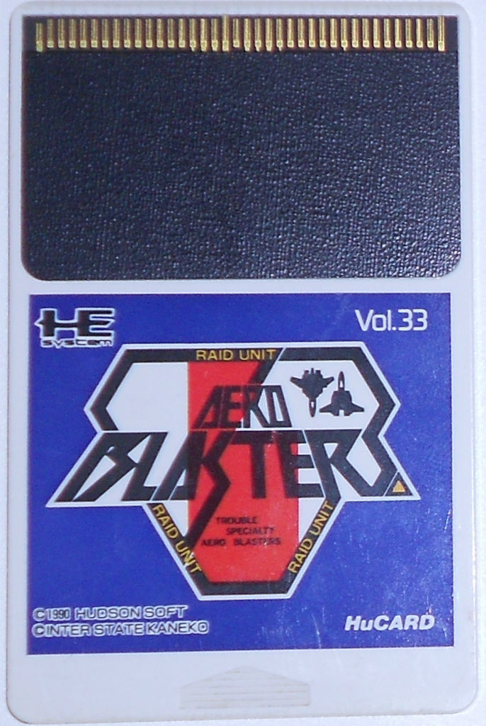 Aero Blasters Nec Pc Engine