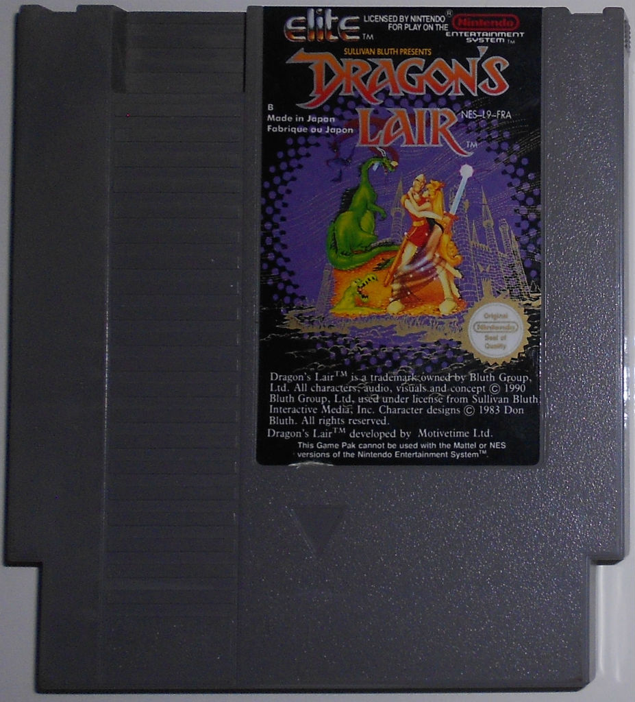 Dragon's Lair Nintendo Nes