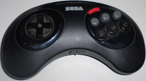 Manette sans fil 6 boutons Megadrive