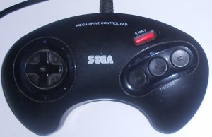 Manette 3 boutons Megadrive