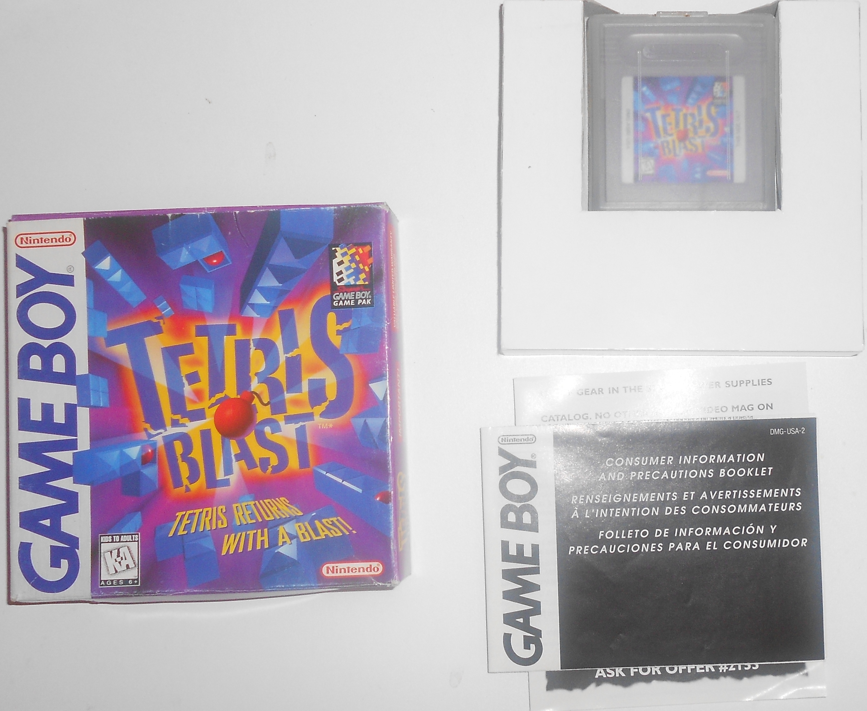 Tetris Blast GameBoy
