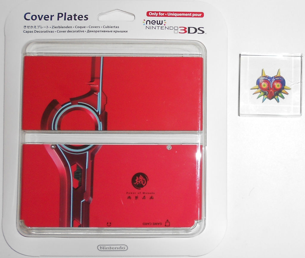 Coque 3ds Xenoblade et presse papier Zelda