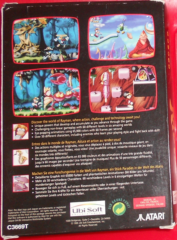 Rayman Atari Jaguar