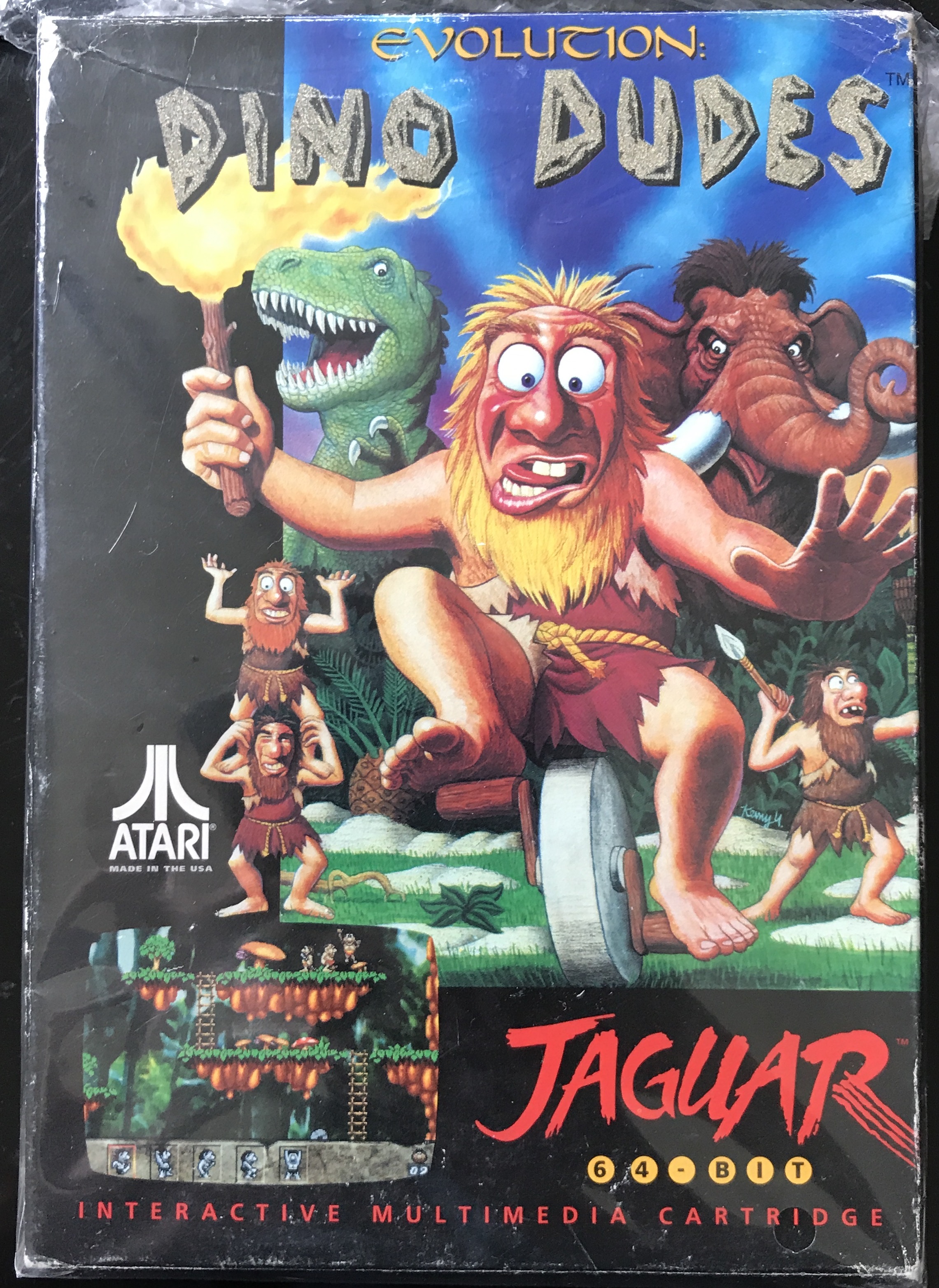 Evolution Dino Dudes Atari Jaguar